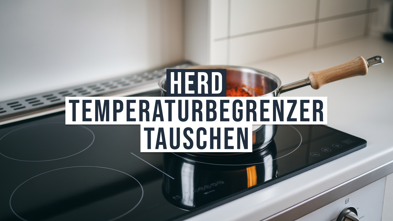 Temperaturbegrenzer eines Herds tauschen